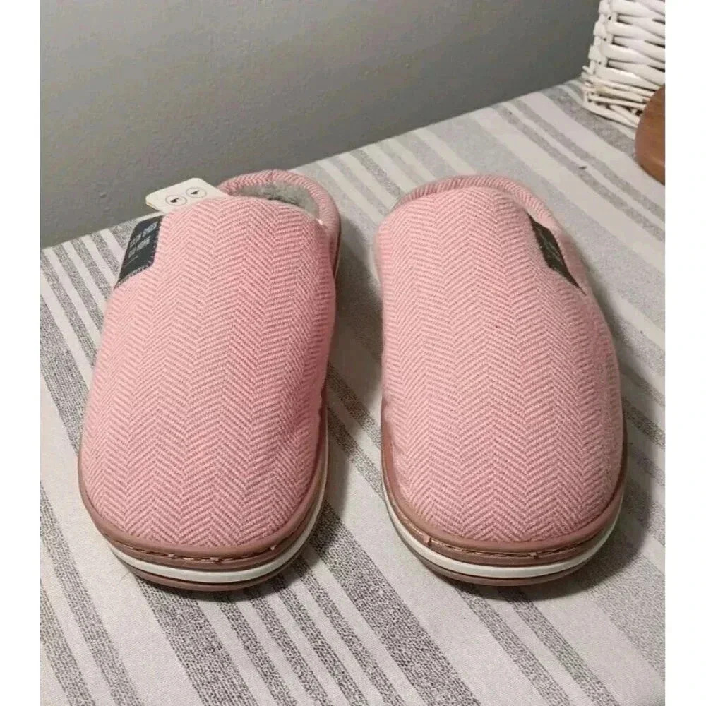 Cotton Slippers Women's Autumn Winter Home Floor Thick-Soled Warm Plush Slippers